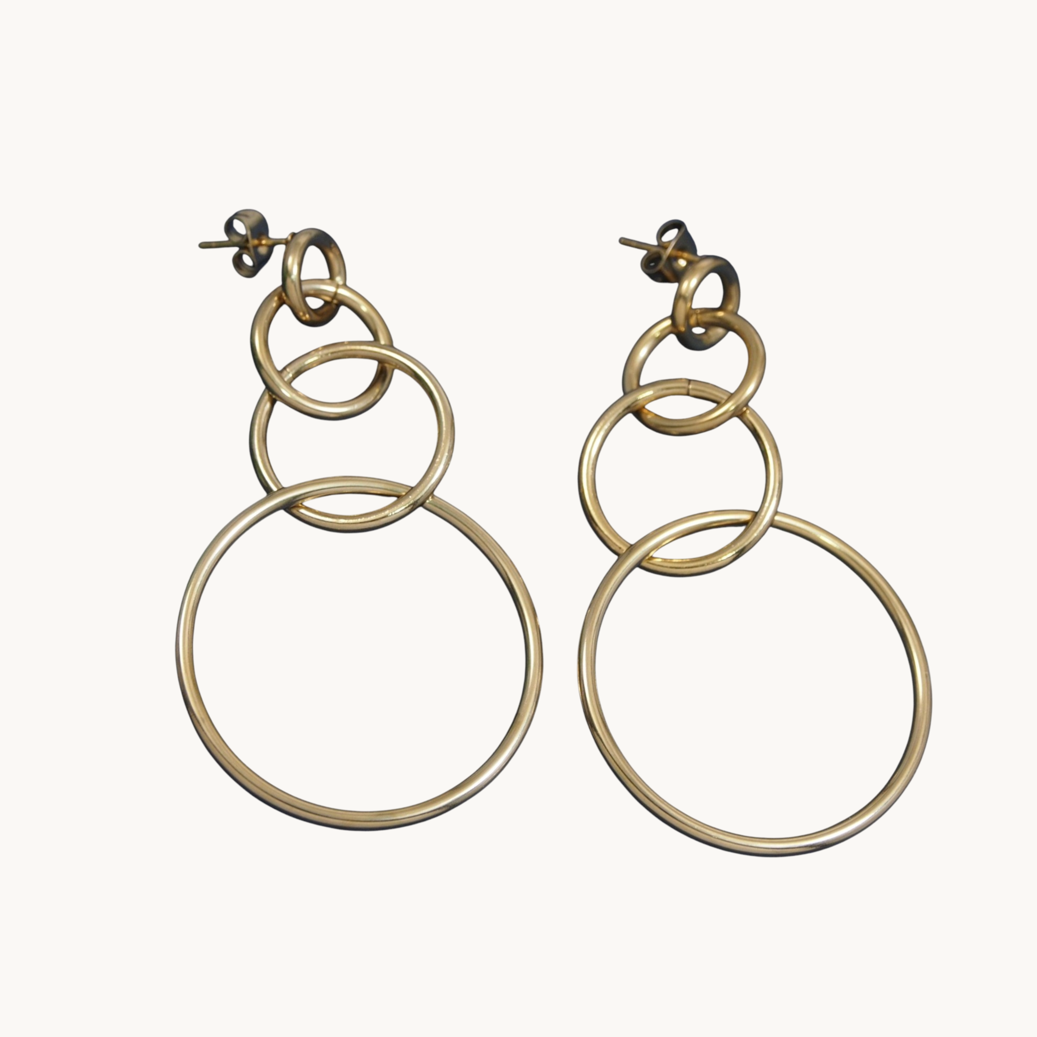 Interlocking Hoop Earring