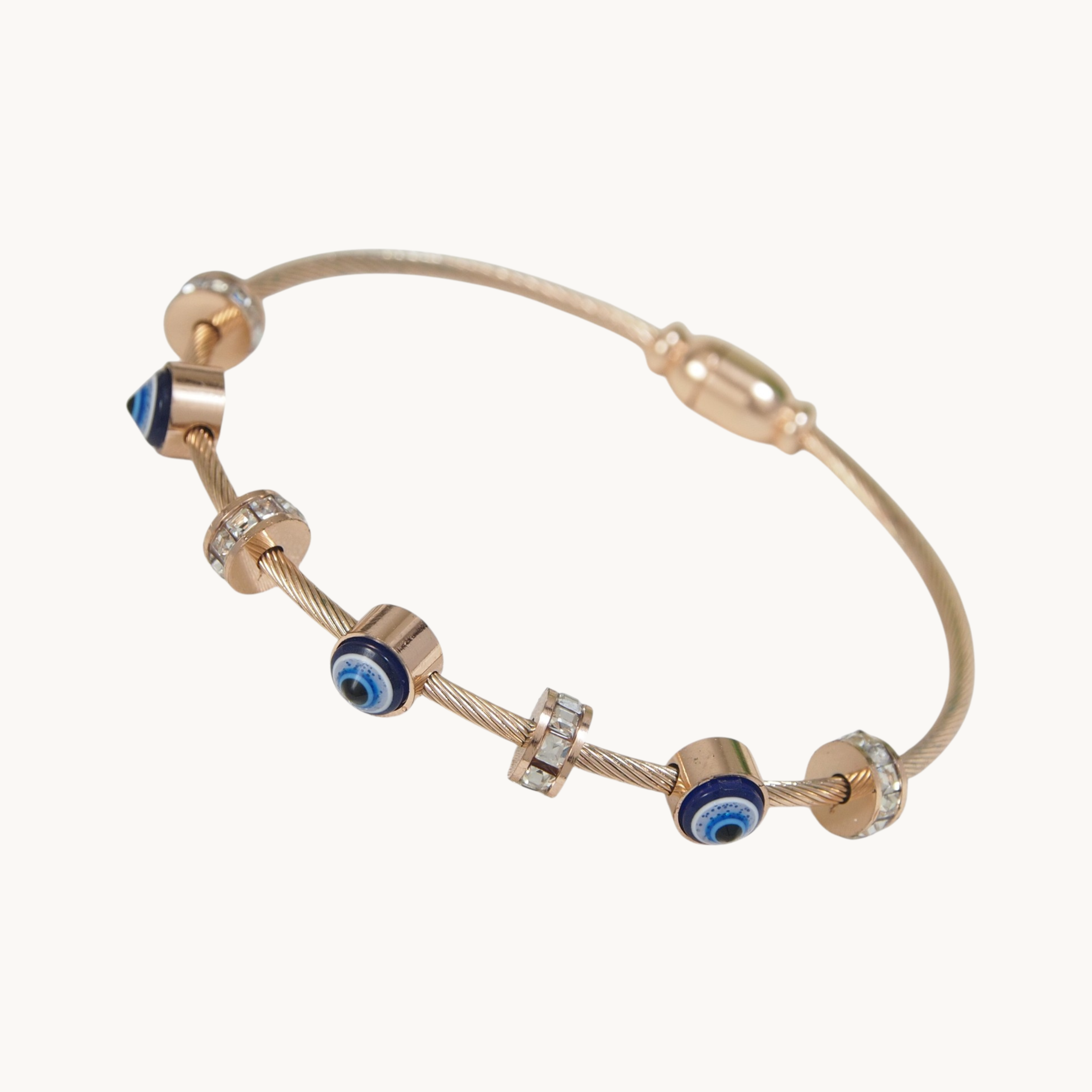 Evil Eye Bangle Bracelet