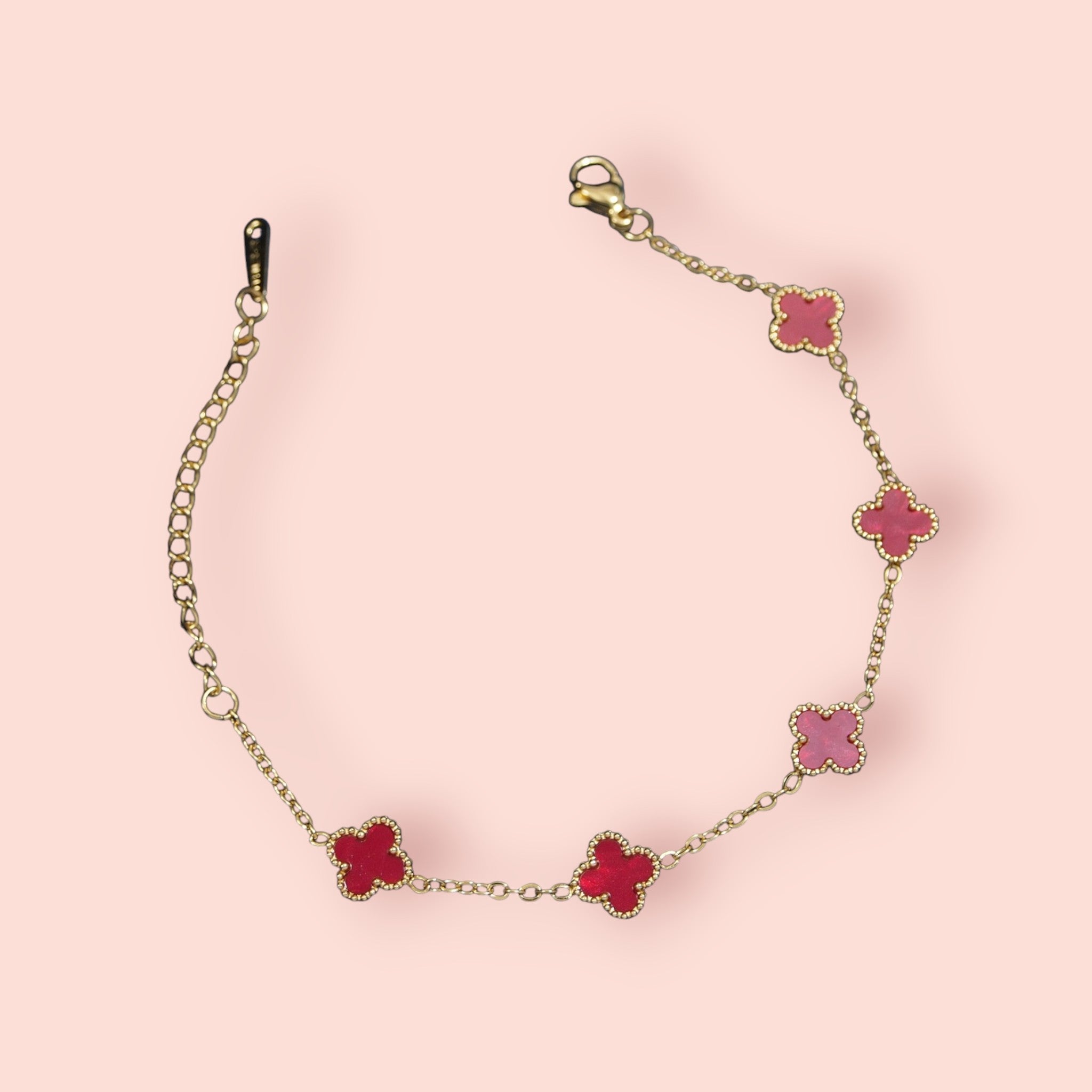 Clover Bracelet (Red)