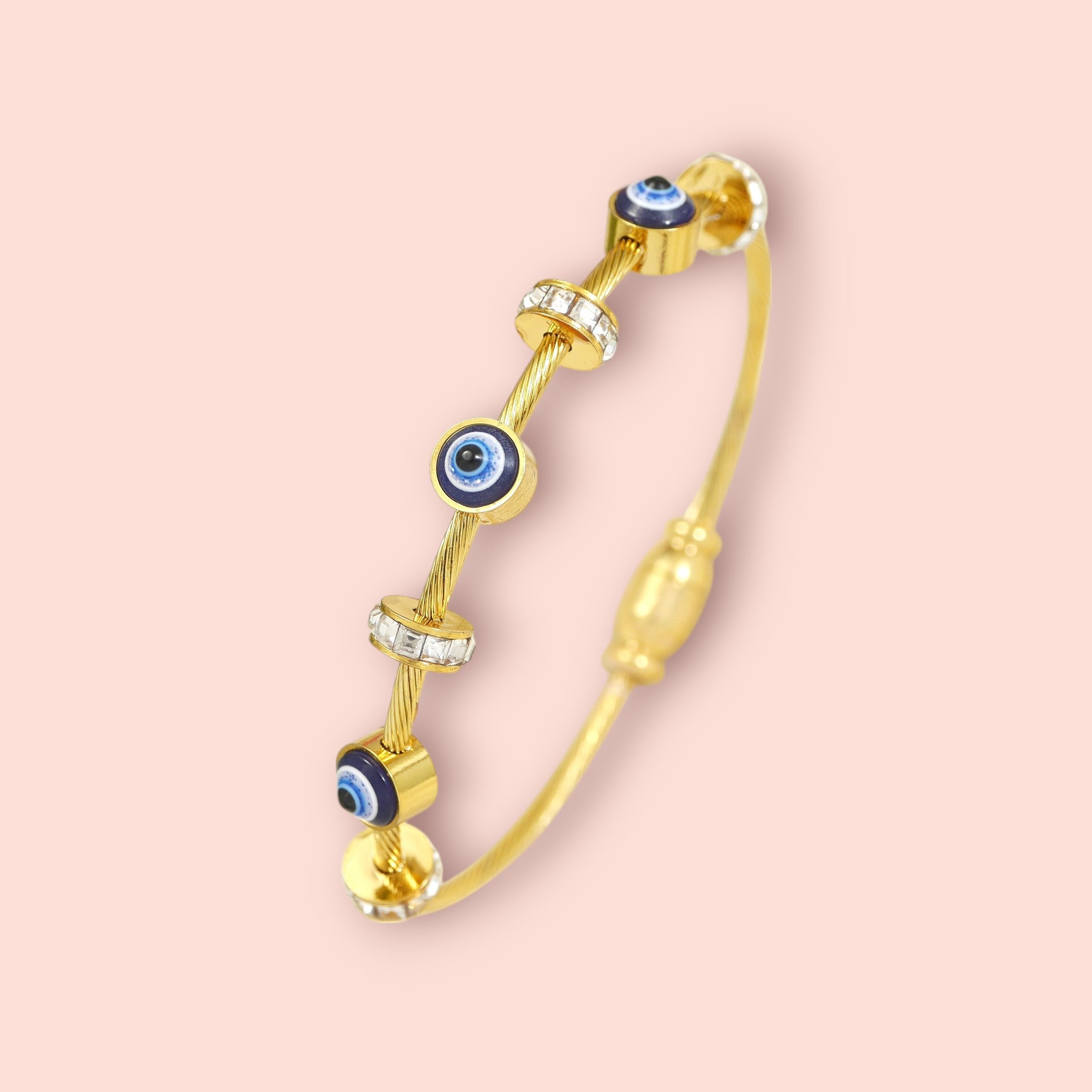 Evil Eye Bangle Bracelet