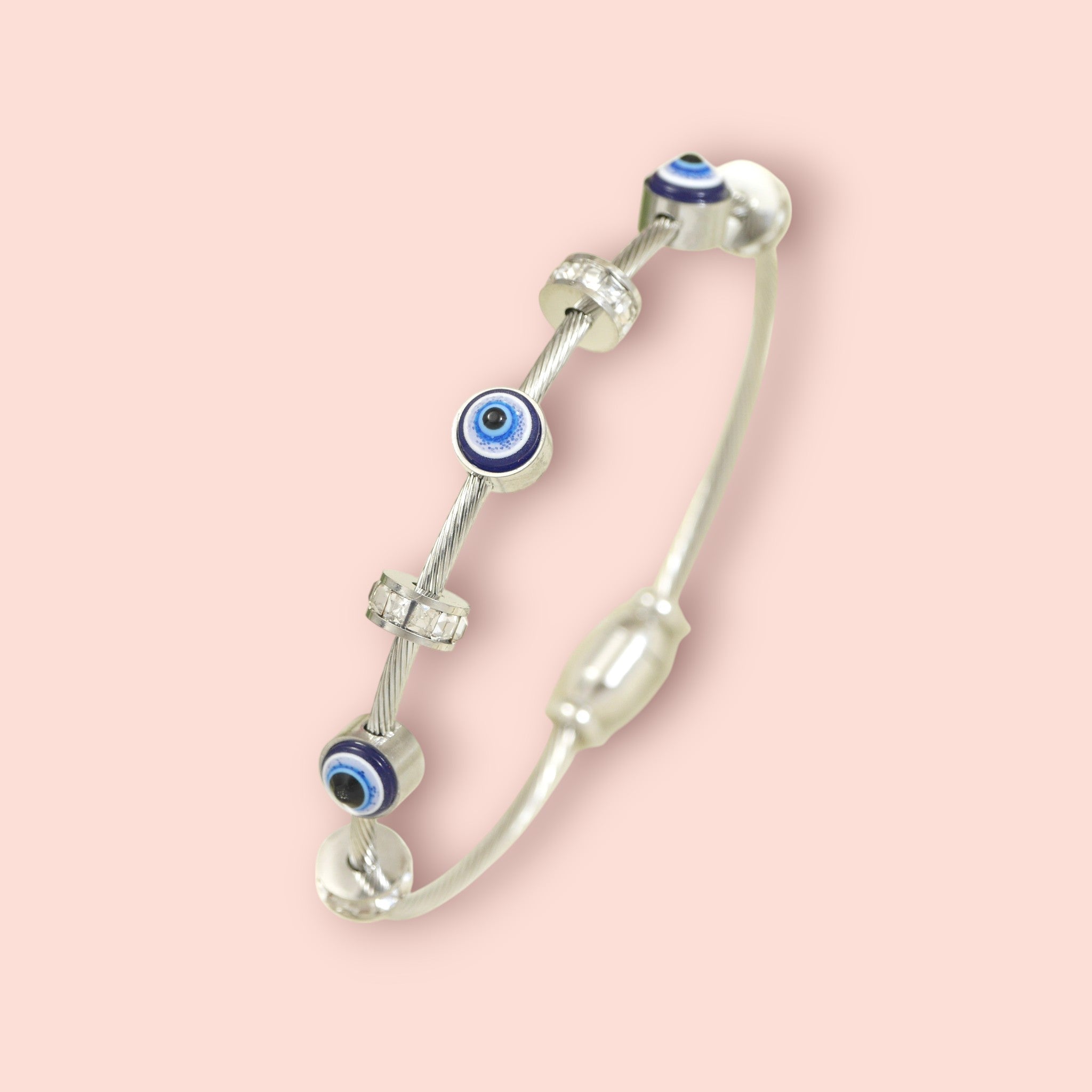 Evil Eye Bangle Bracelet