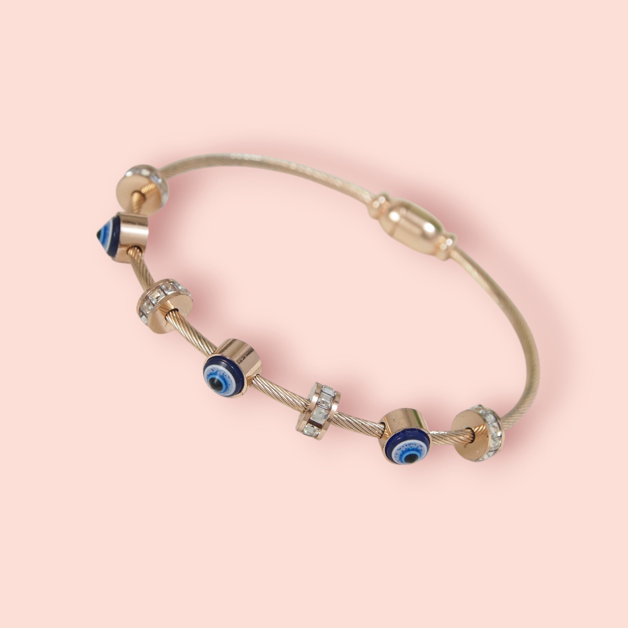 Evil Eye Bangle Bracelet