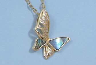 Butterfly Pendant Necklace