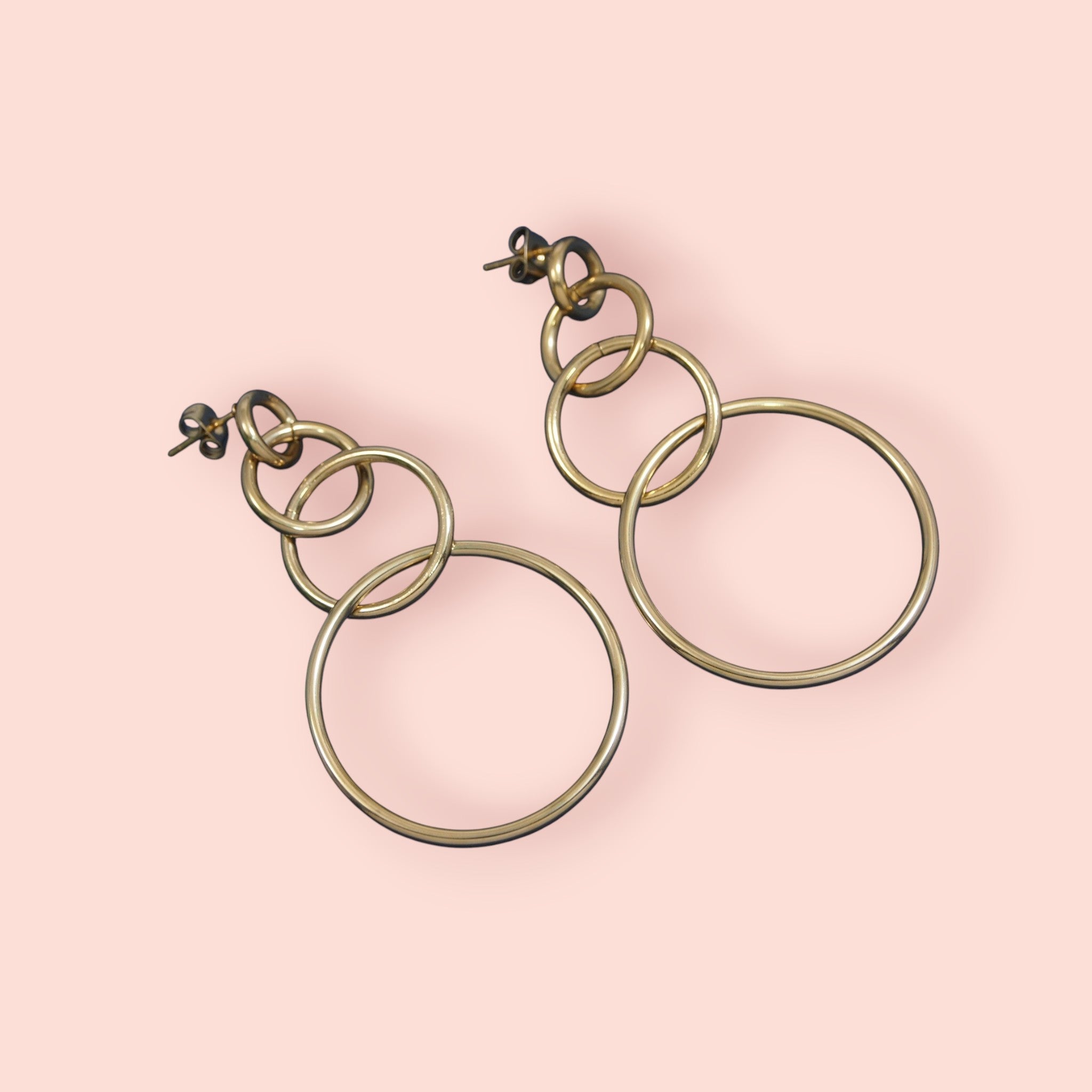Interlocking Hoop Earring