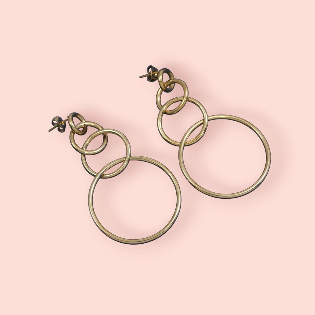 Interlocking Hoop Earring
