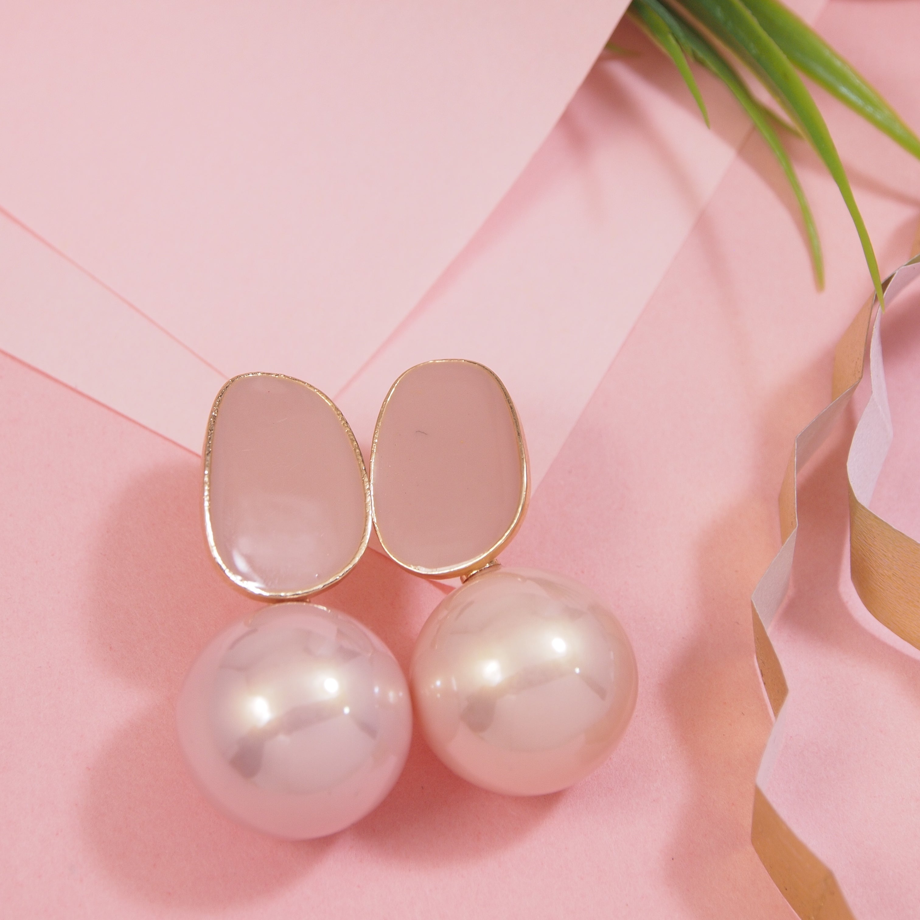 Korean Pearl Drop Earring