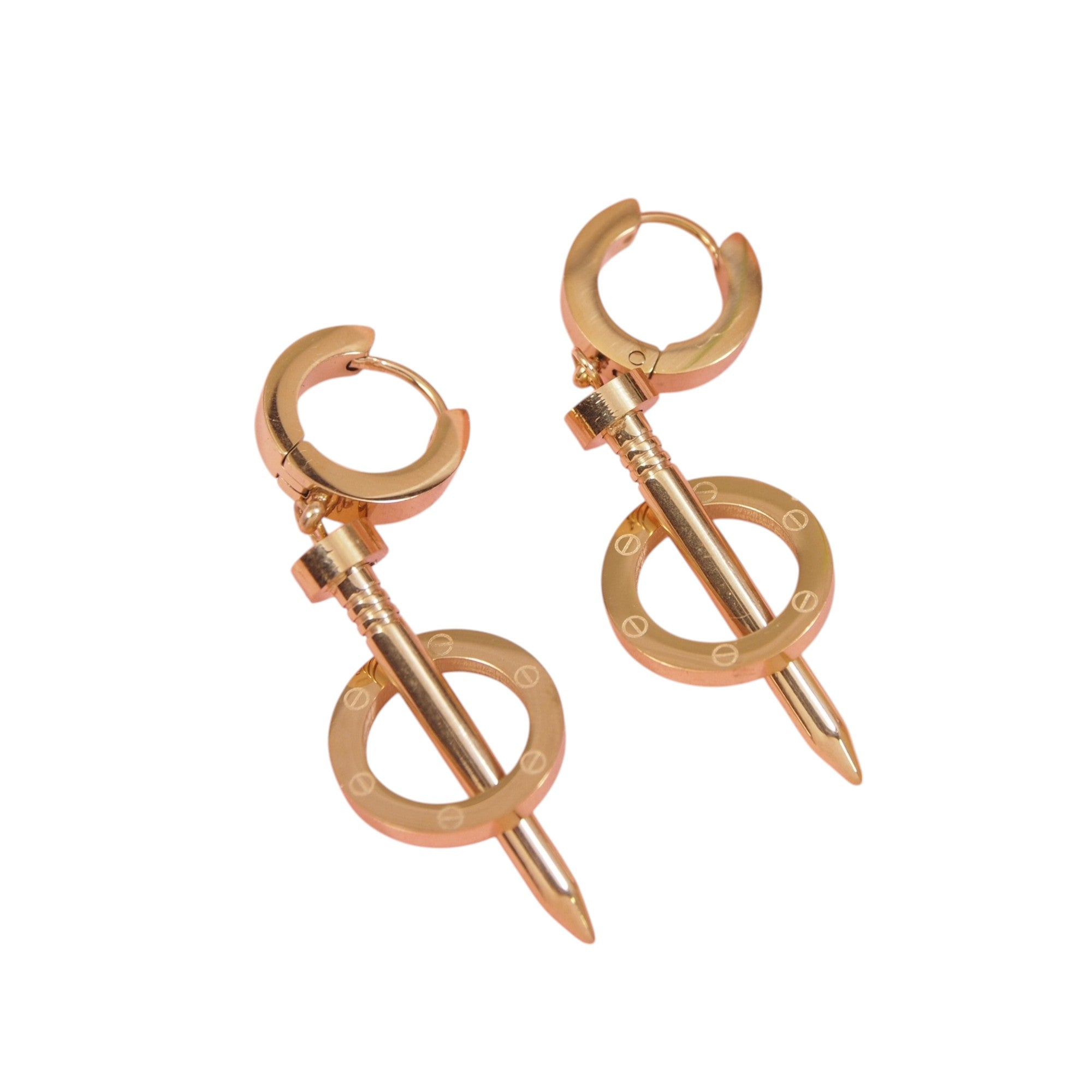 Nail & Hoop Earring