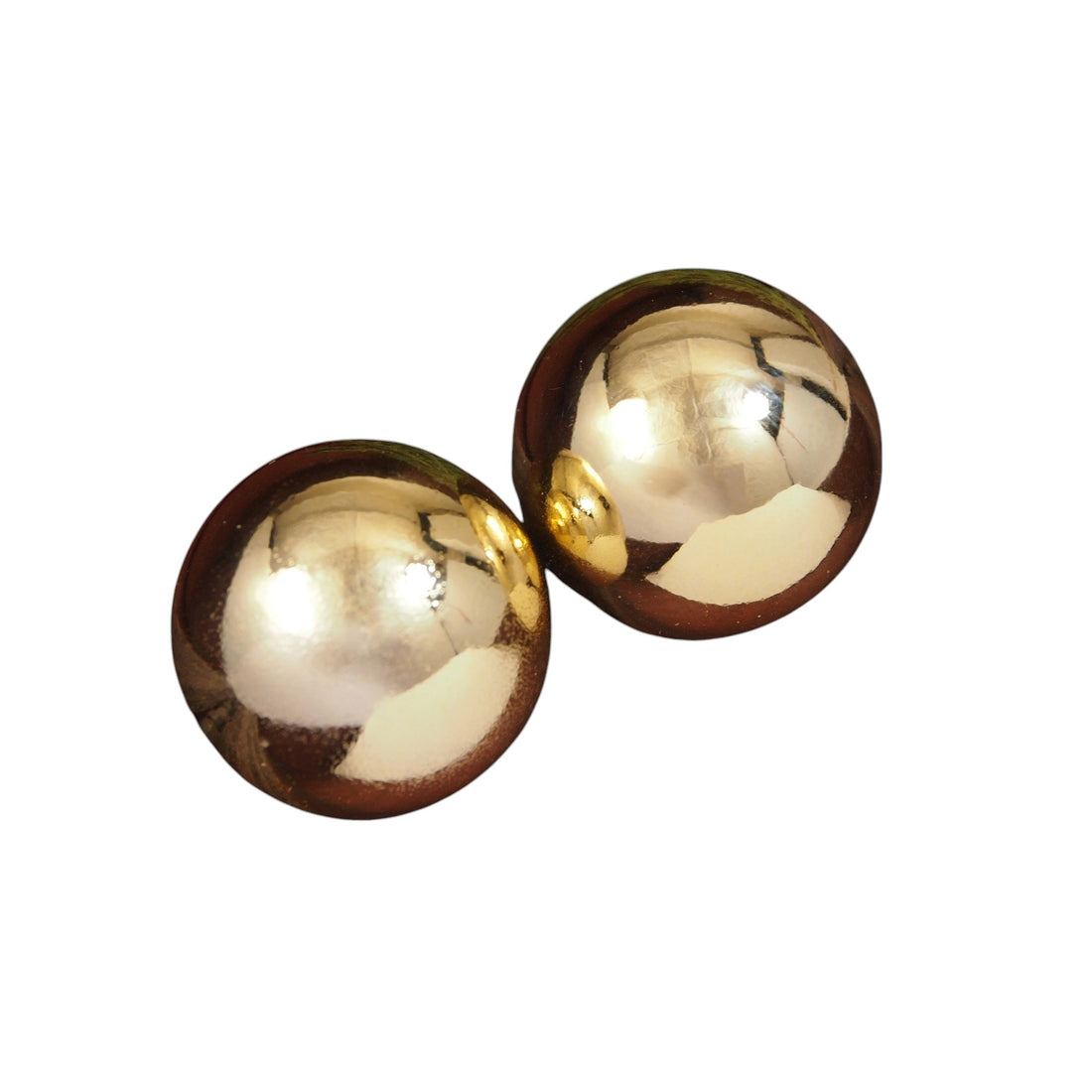 Gold Plated Large Stud Earring