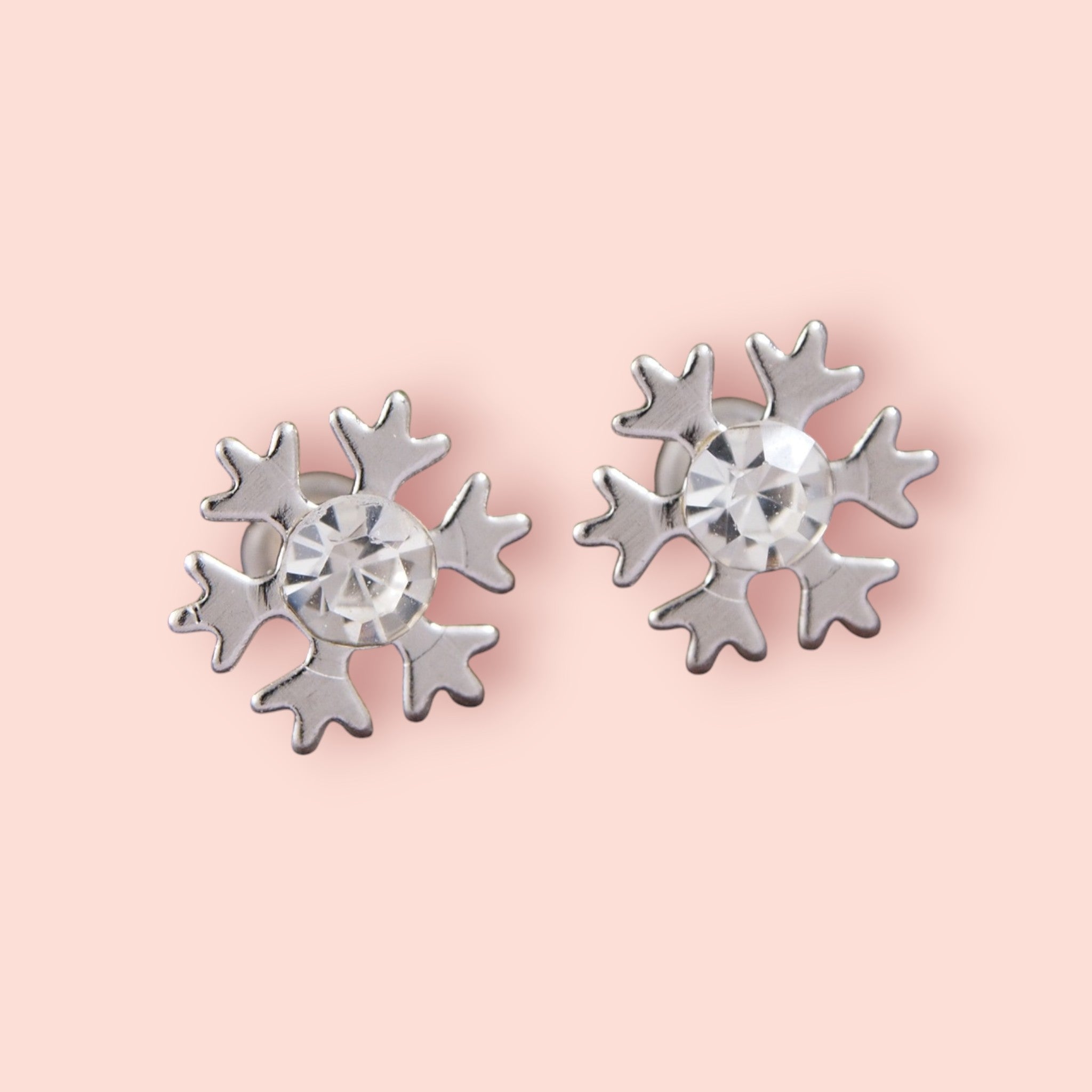 Snow Flakes Stud Earrings (set of 3)