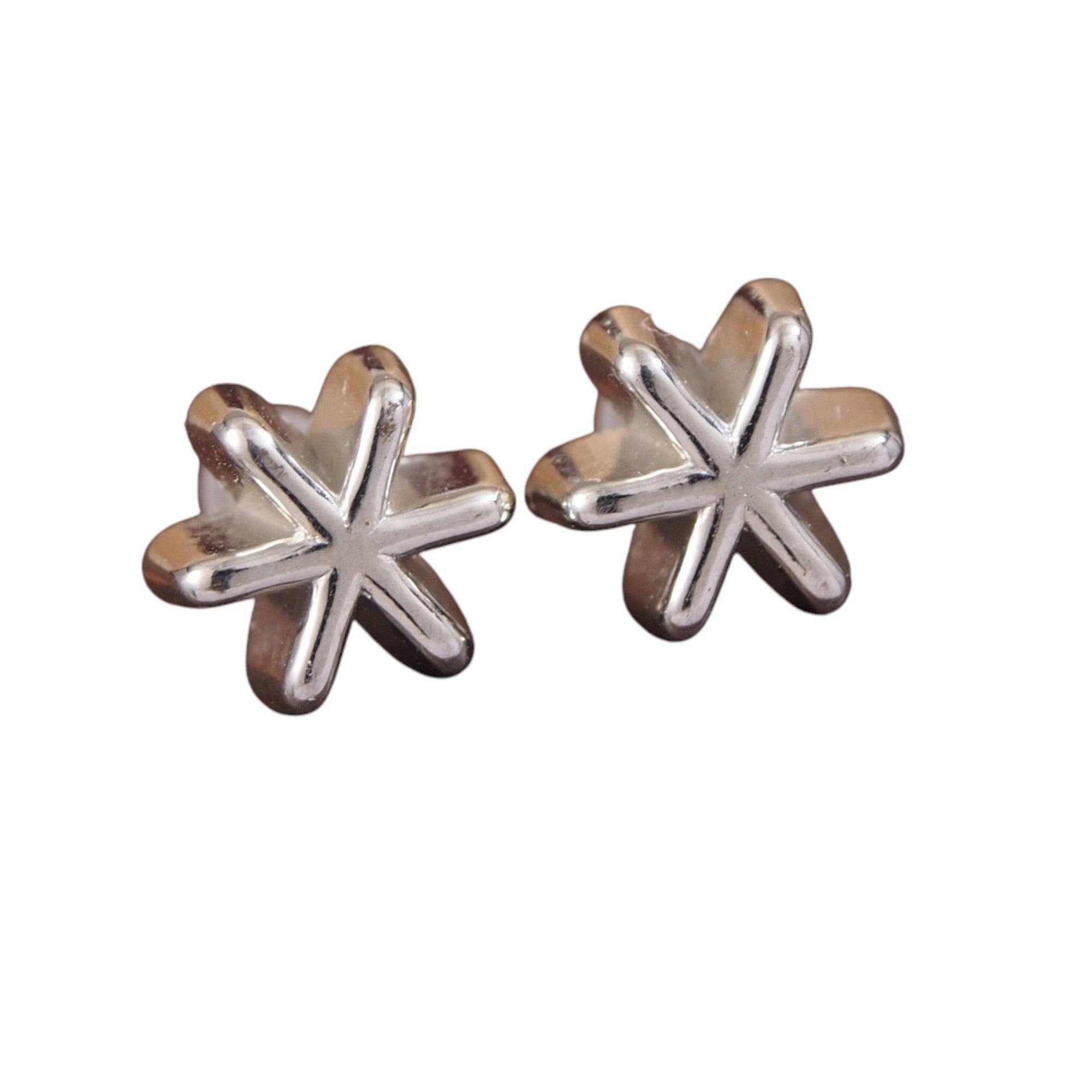 Snow Flakes Stud Earrings (set of 3)