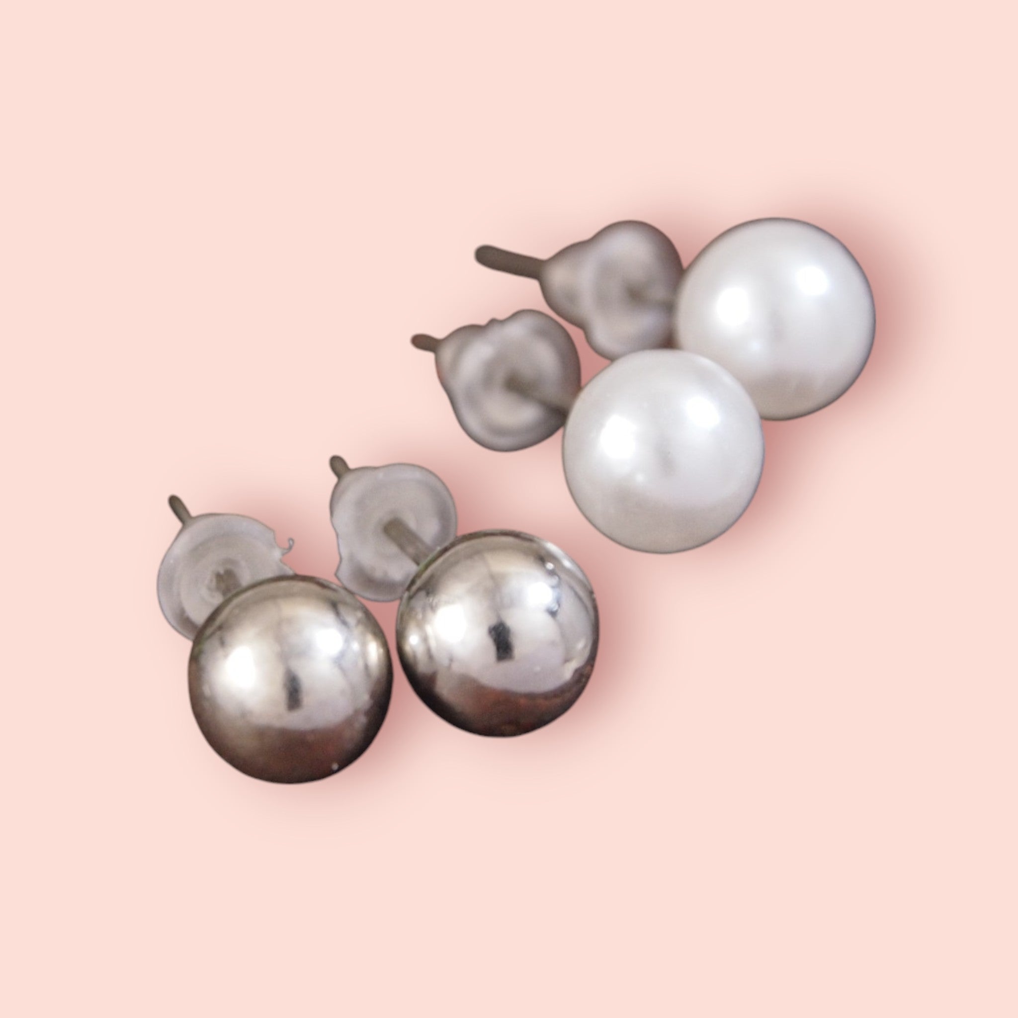 Round Stud Earring (set of 2)