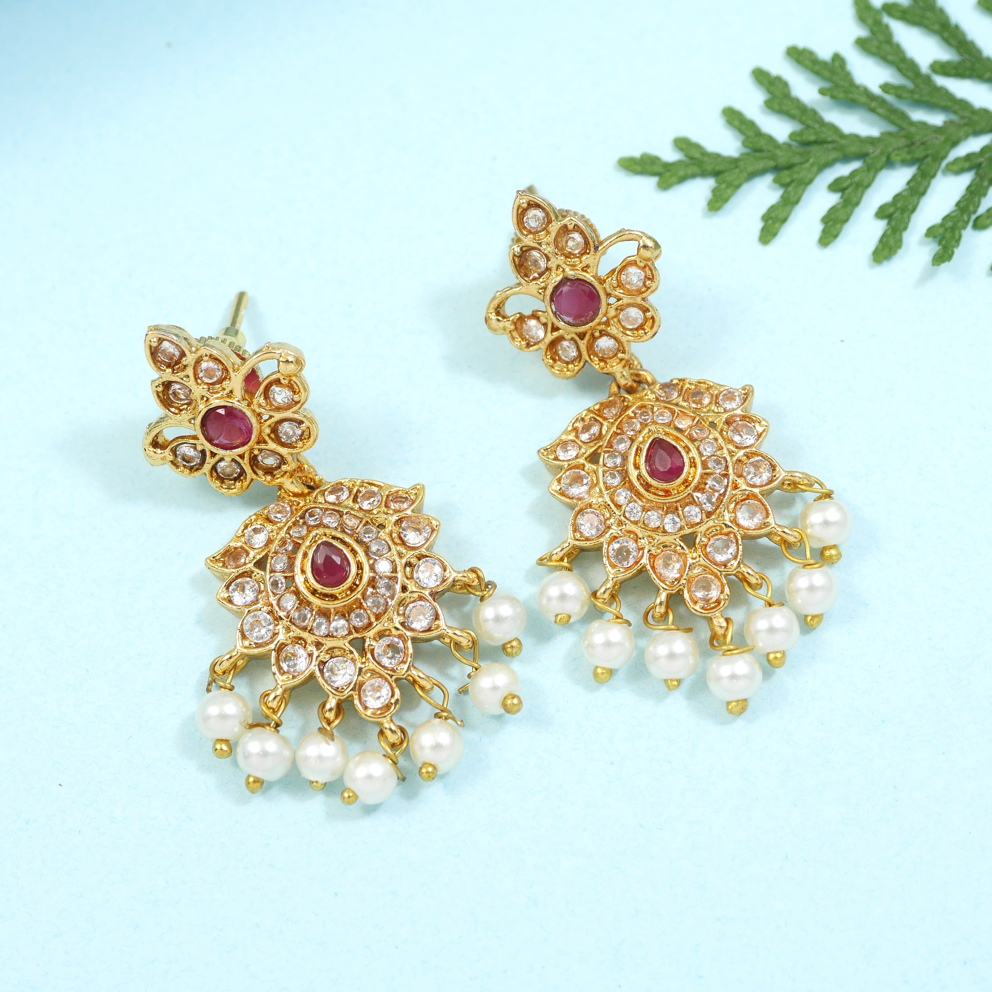 Black Beaded Pearl Jewelry Set