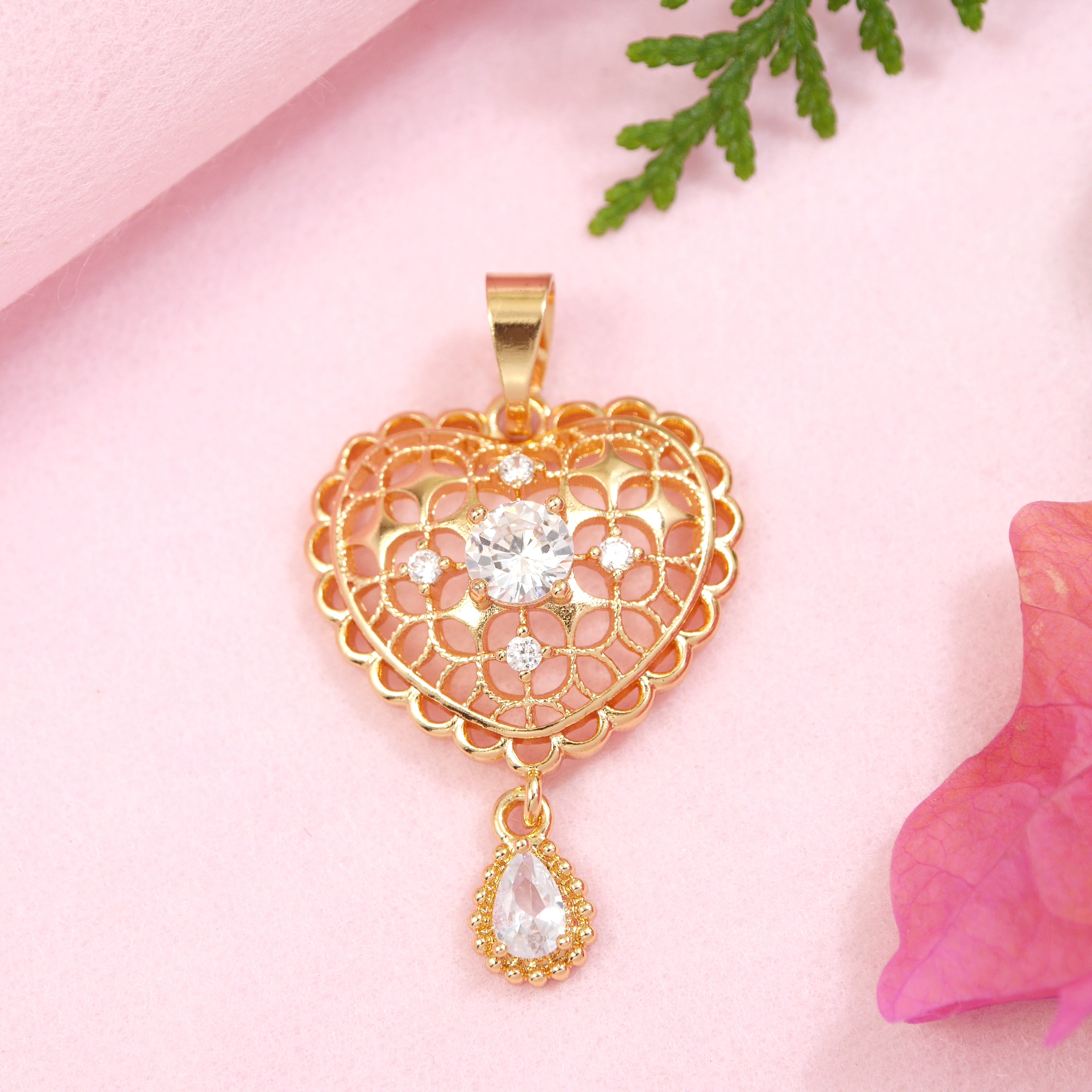 Heart Shaped Big Size Pendant