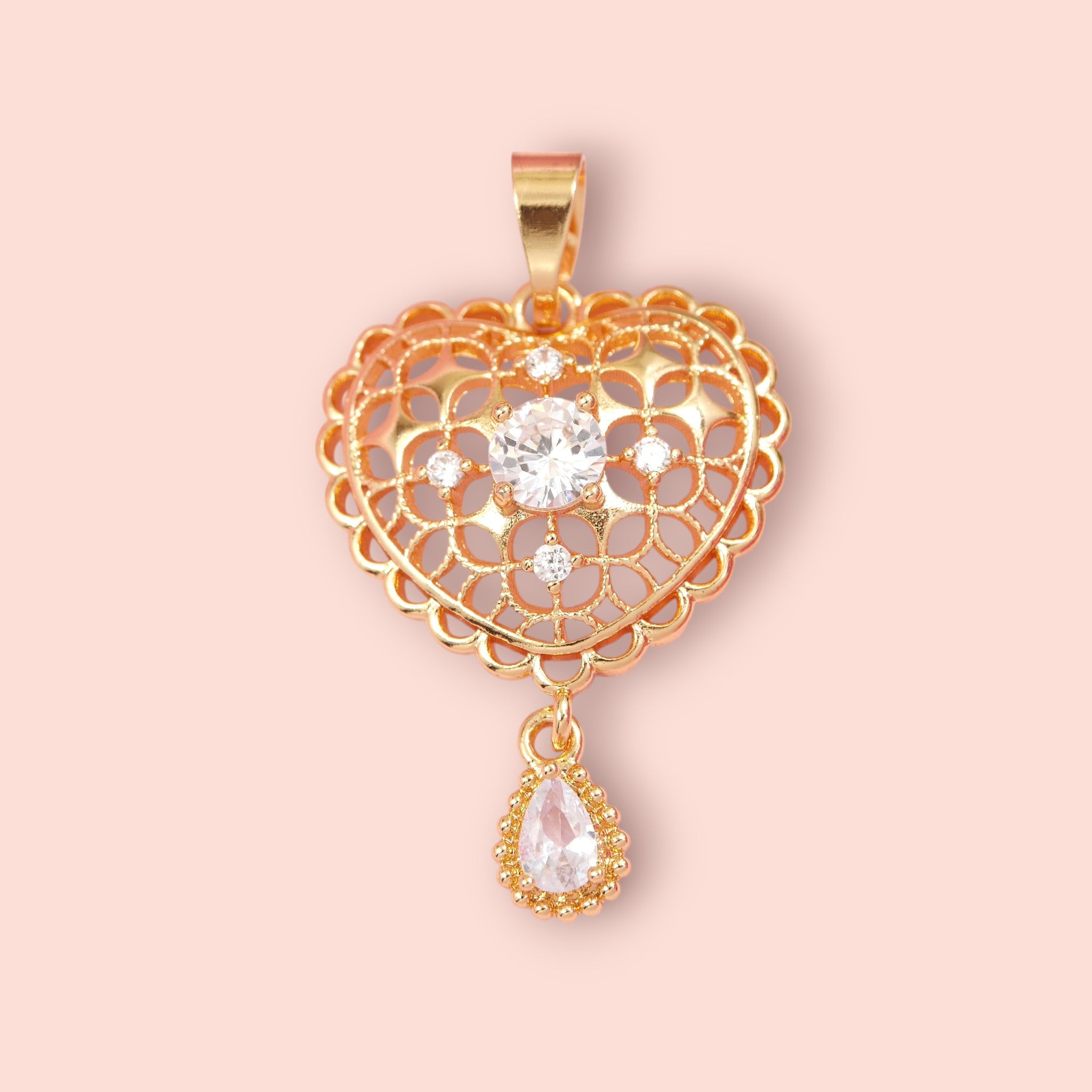 Heart Shaped Big Size Pendant