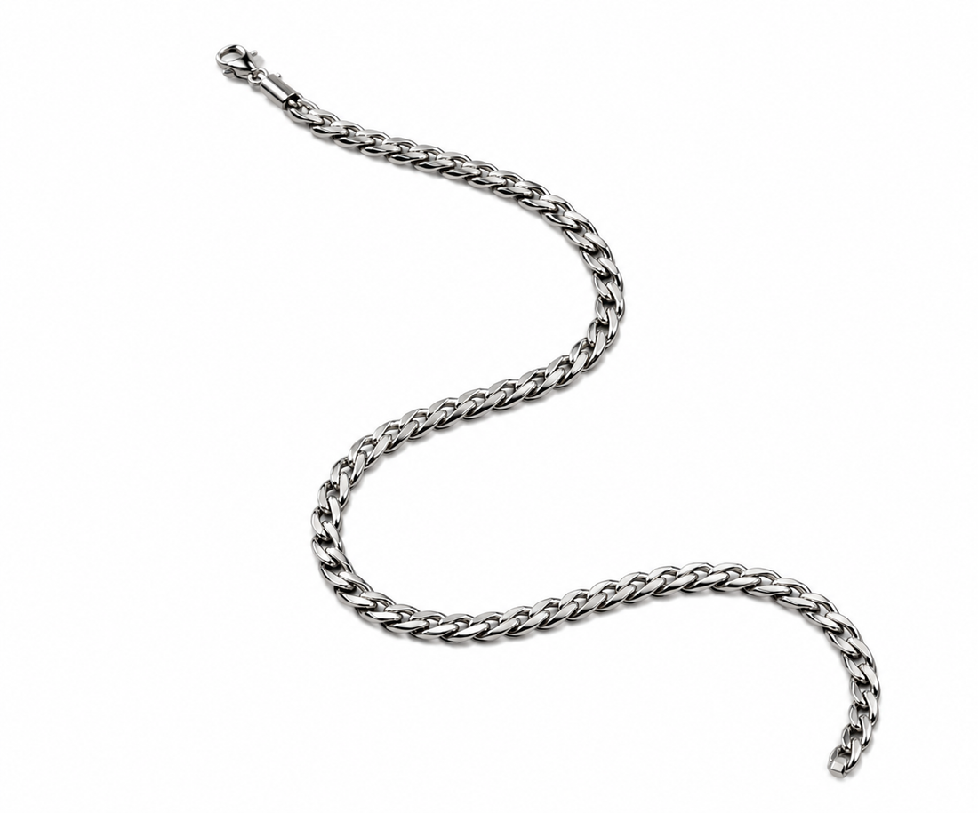 Classic Silver Curb Chain