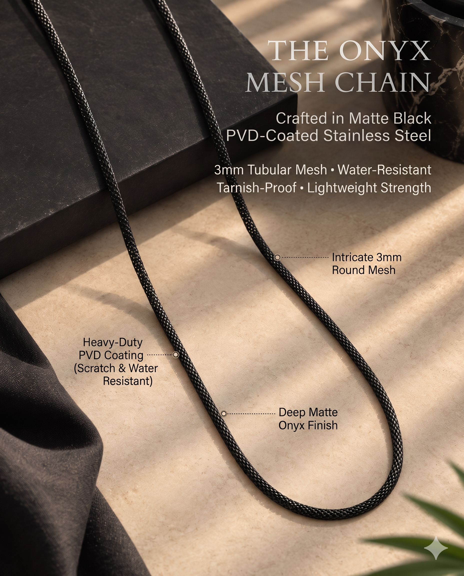 The Onyx Mesh Chain