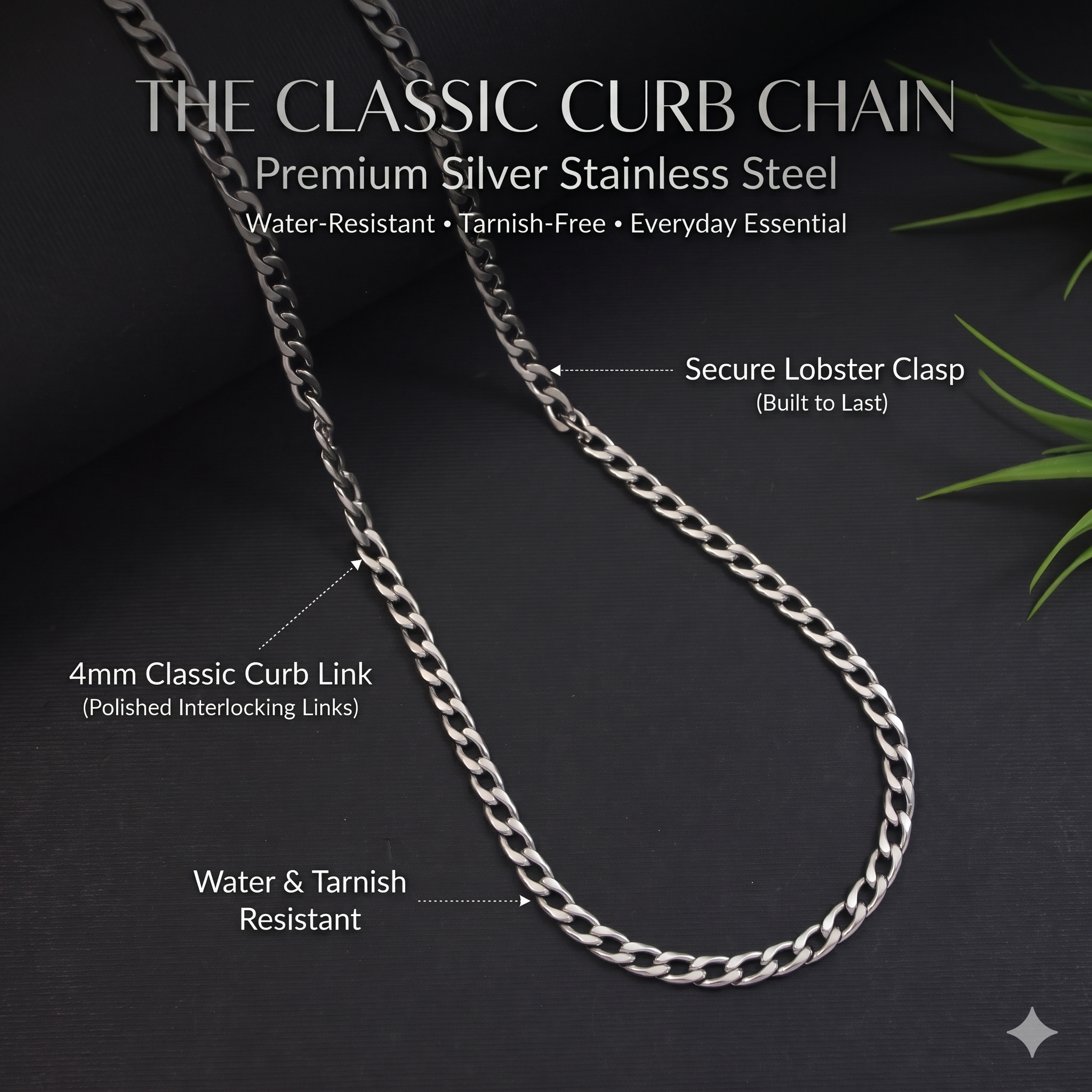 Classic Silver Link Chain